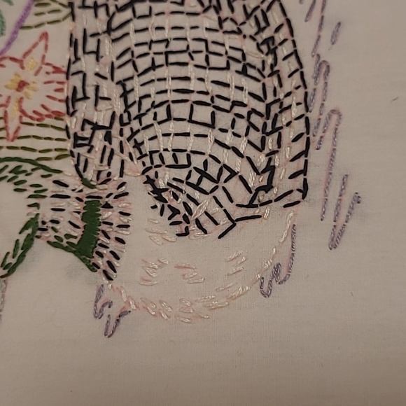 Vintage Hand Stitched Minnesota State Bird & Flower. - Picture 3 of 16